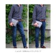 画像5: [COXSWAIN] メンズ クラッチバッグ ストラップ付き クロコエンボスド レザー グレー CW1605CS GRAY 日本製 (5)