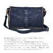 画像12: [COXSWAIN] ナポリで仕上げられた ヴィンテージ ショルダーバッグ イタリア製 ネイビー 紺 CW5871CIVICO93BLU (12)